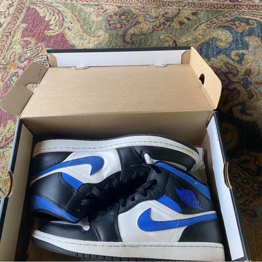 Royal blue Air Jordan 1s